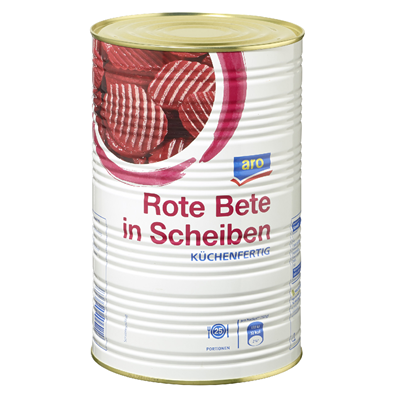 aro Rote Beete in Scheiben küchenfertig - 4,25 l Dose